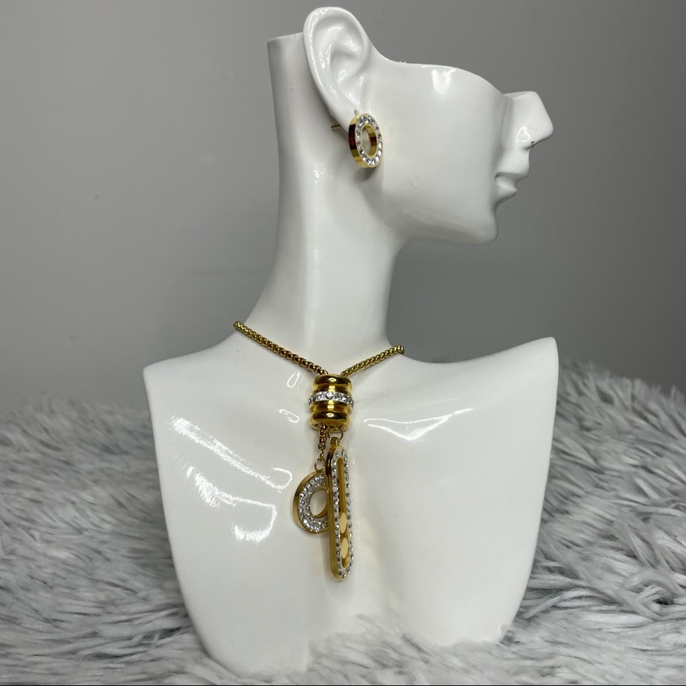 stainless steel necklace set